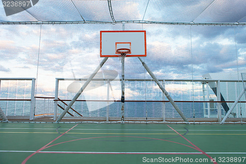 Image of Netted Basketball Court