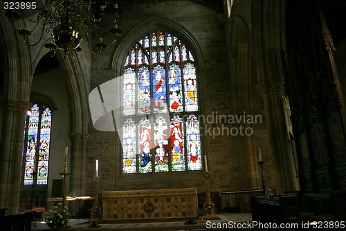 Image of inside of a small chapel