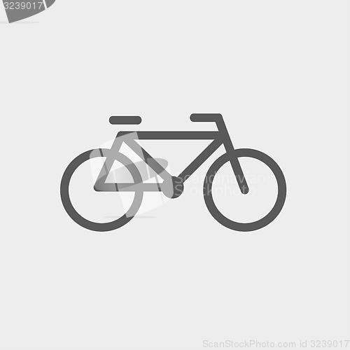Image of Bicycle thin line icon