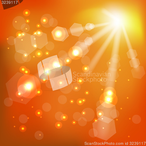 Image of Abstract Sun Background