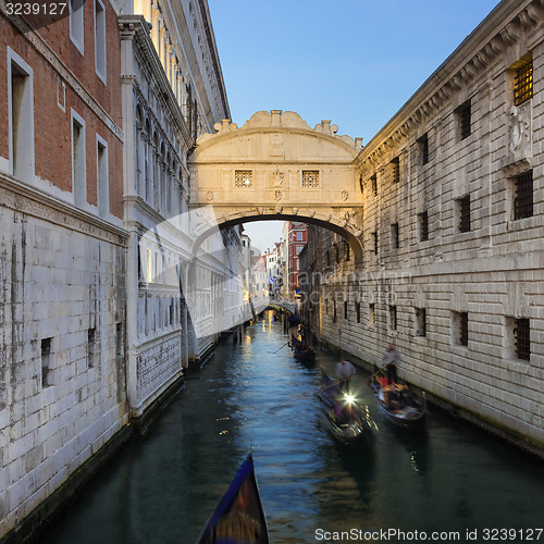 Image of Bridge of Sighs, Venice, Italy.