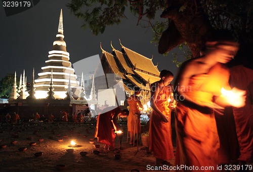 Image of ASIA THAILAND CHIANG MAI WAT PHAN TAO