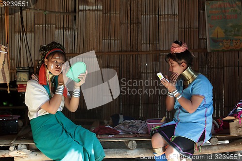 Image of ASIA THAILAND CHIANG MAI WOMEN LONGNECK