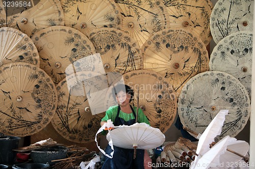 Image of ASIA THAILAND CHIANG UMBRELLA