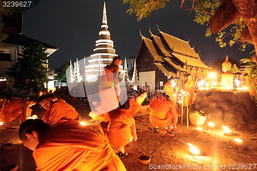 Image of ASIA THAILAND CHIANG MAI WAT PHAN TAO