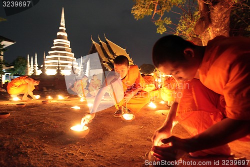 Image of ASIA THAILAND CHIANG MAI WAT PHAN TAO