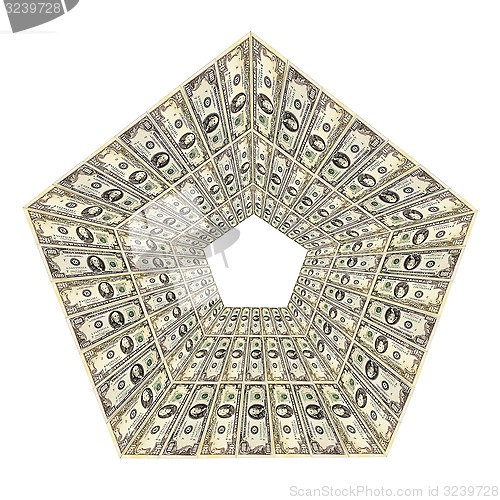 Image of dollar pattern in the rhomb