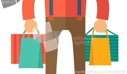 Image of Hand with shopping bag