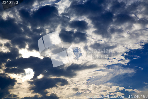 Image of in busto   varese abstract   ckoudy sky and sun beam