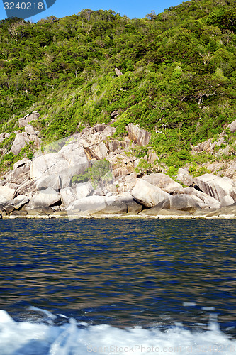 Image of asia  kho   coastline bay isle     