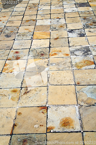 Image of in   asia  bangkok  abstract pavement cross stone step the templ