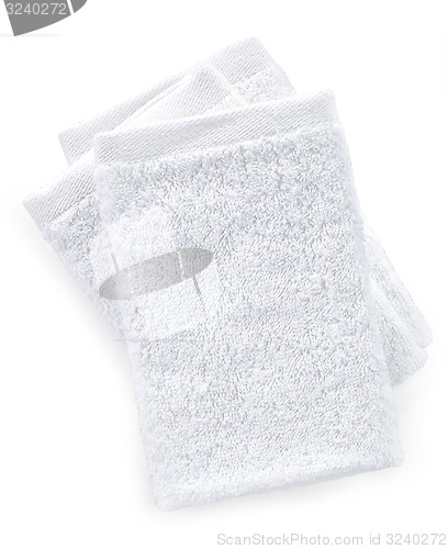 Image of white spa towels