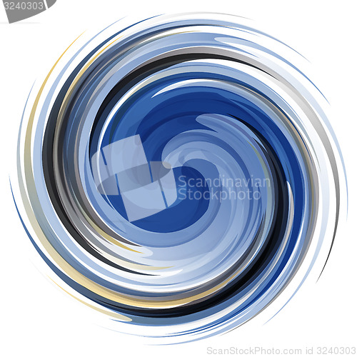 Image of Colorful abstract icon. Dynamic flow illustration.