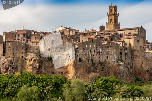 Image of City on the clif in  Italy 