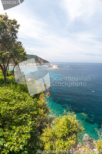 Image of The village of Marciana Marina. Elba island