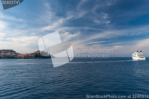 Image of View of Elba island, Tuscany Italy