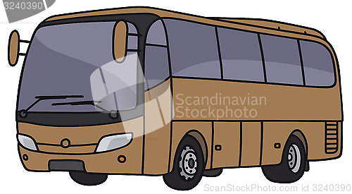Image of Brown bus
