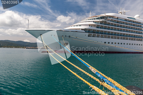 Image of Cruise ship in the port