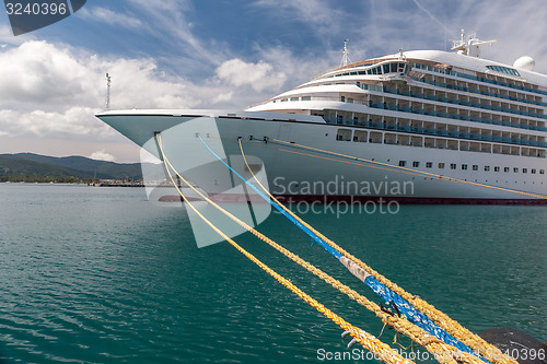 Image of Cruise ship in the port