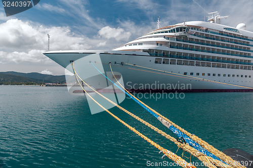 Image of Cruise ship in the port