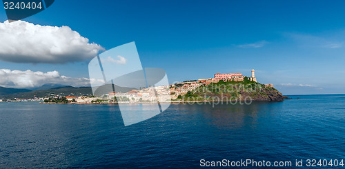 Image of View of Elba island, Tuscany Italy