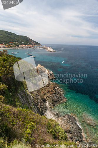 Image of The village of Marciana Marina. Elba island