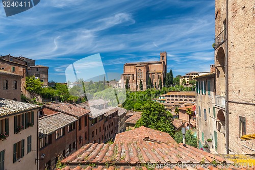 Image of Panoramic view from the roof of town, Lake Garda