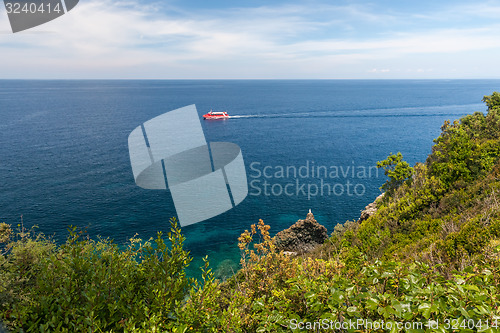 Image of Island of Elba, sea and rocks