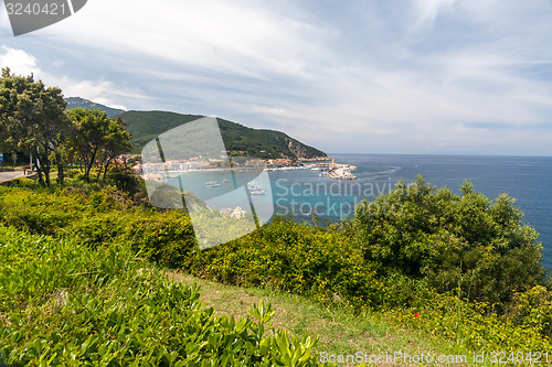 Image of The village of Marciana Marina. Elba island