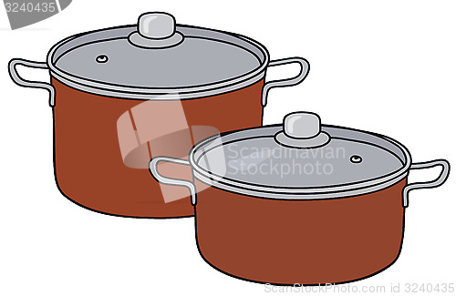 Image of Red pots