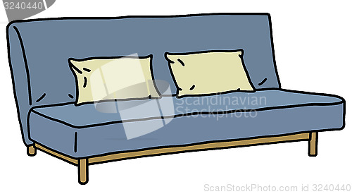 Image of Blue sofa