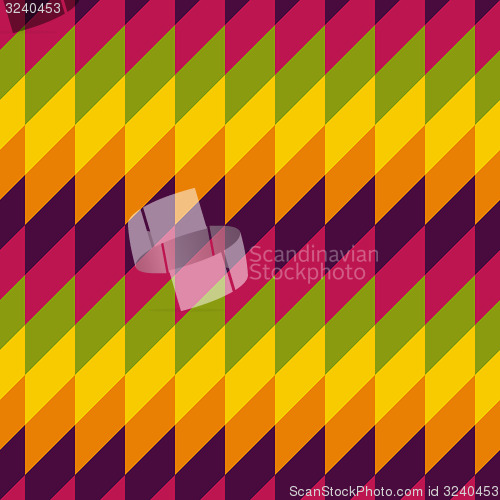 Image of Seamless geometric background. Mosaic. 