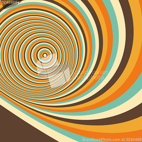 Image of Abstract swirl background. Pattern with optical illusion. 