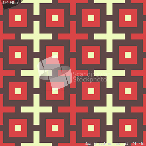 Image of Seamless geometric background. Mosaic. 