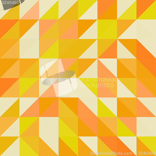 Image of Geometric triangles background. Mosaic. 