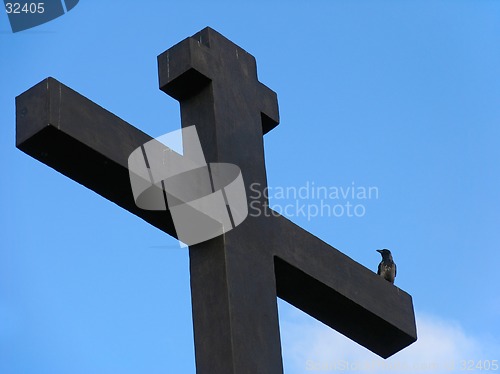 Image of Crow on the cross