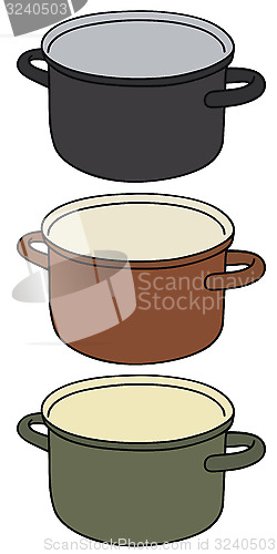 Image of Simple color pots