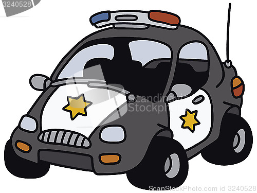 Image of Funny police car