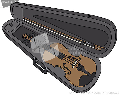 Image of Violin in the case