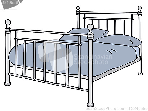 Image of Big metal bed