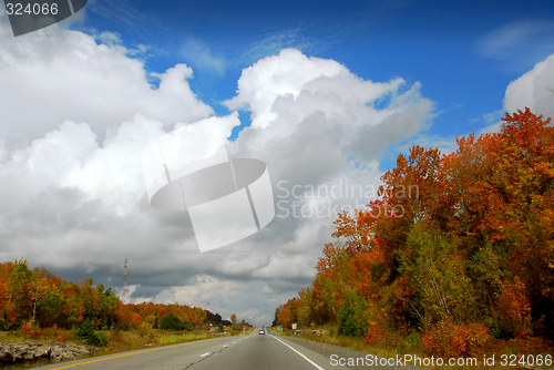 Image of Fall highway