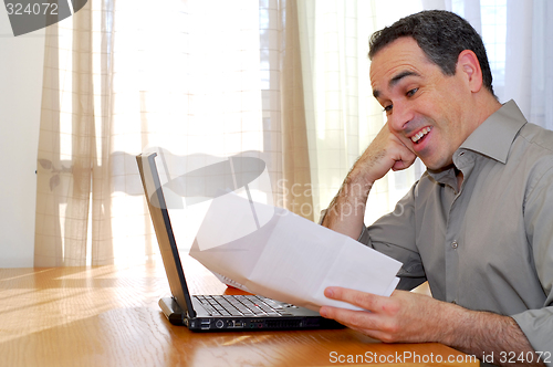 Image of Man with laptop