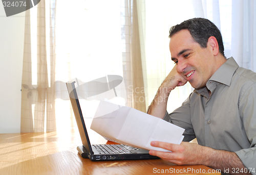 Image of Man with laptop