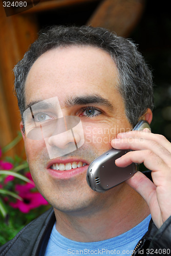 Image of Man phone