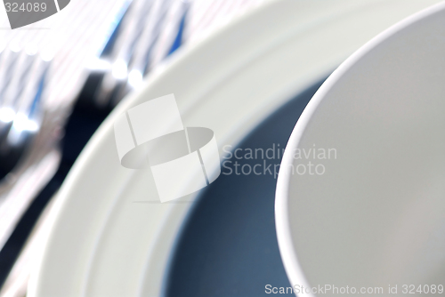 Image of Plates and cutlery