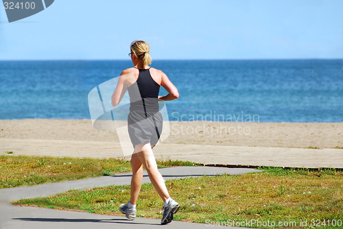 Image of Running woman