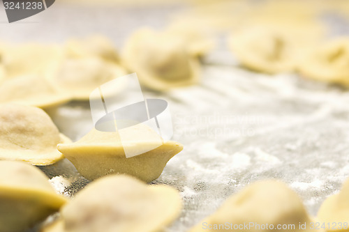 Image of Siberian meat dumplings ravioli