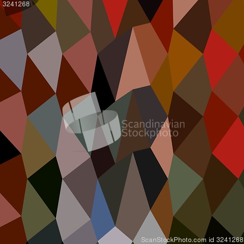 Image of Burnt Umber Abstract Low Polygon Background