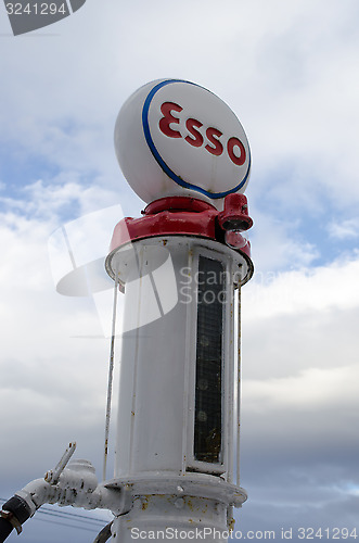 Image of Old ESSO fuel pump