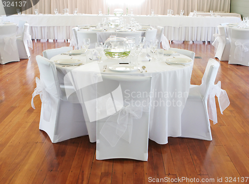 Image of Wedding reception.